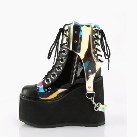 Demonia Cyber goth platform boots - Picture 3 of 7